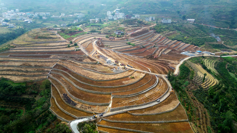 汉源县3万亩高标准农田建设接近尾声